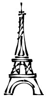 eiffel tower clipart