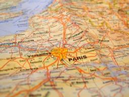 map of paris france